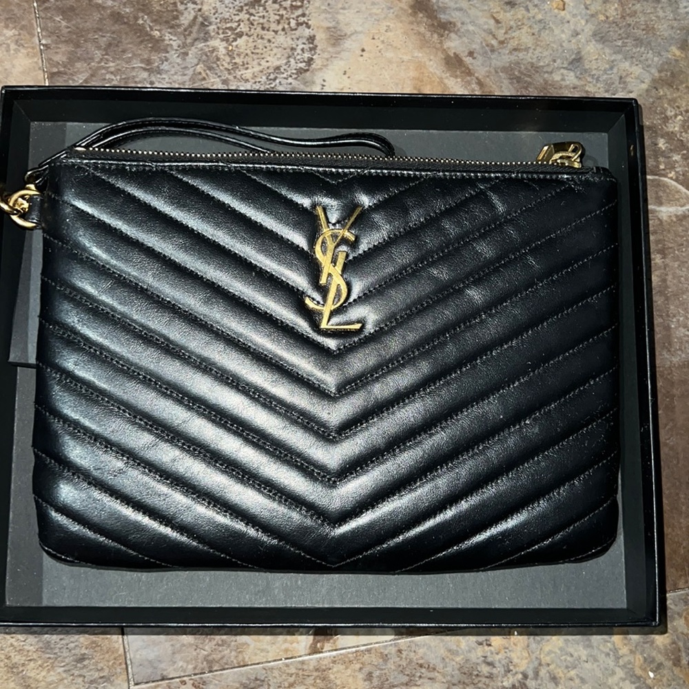 Authentic YSL pouch
